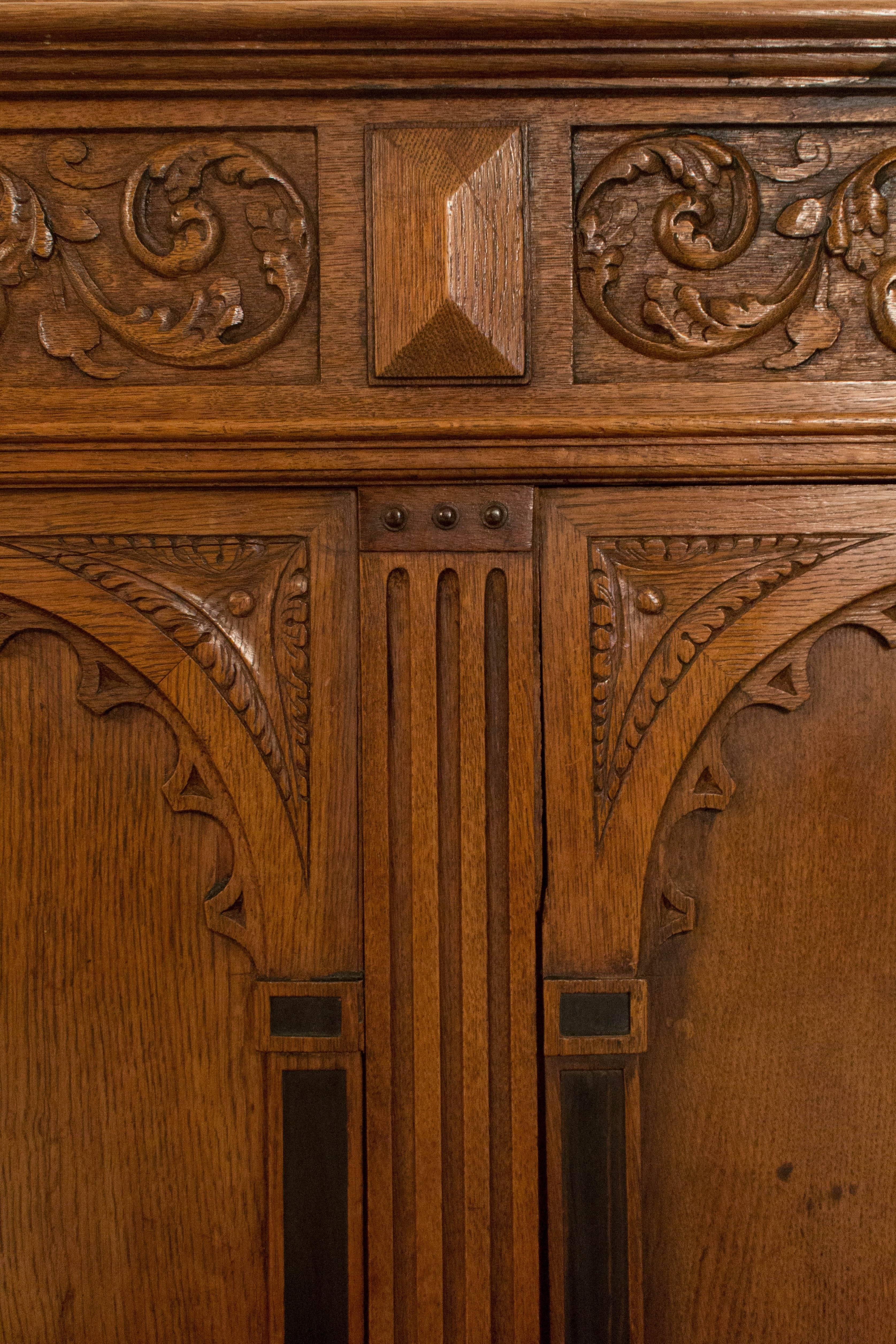 Dutch Neo Renaissance Carved Hall Bench, 1900s 1