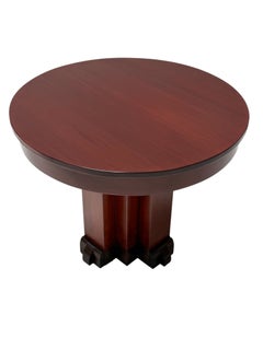 1920s Art Deco Coffee Table in Solid Walnut & Macassar Ebony