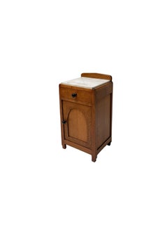Art Deco Amsterdamse School Nightstand by Fa. Drilling Amsterdam, 1920s