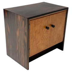 Armario Art Déco de madera de macasar y abedul, de Gebroeders Reens Amsterdam, década de 1930