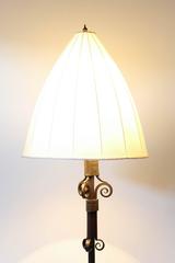 Magnificent Art Deco Amsterdam School Floor Lamp by Winkelman & van der Bijl