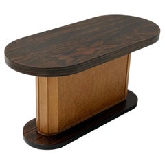 Art Deco Coffee Table in Macassar and Birch by Gebroeders Reens Amsterdam, 1930s