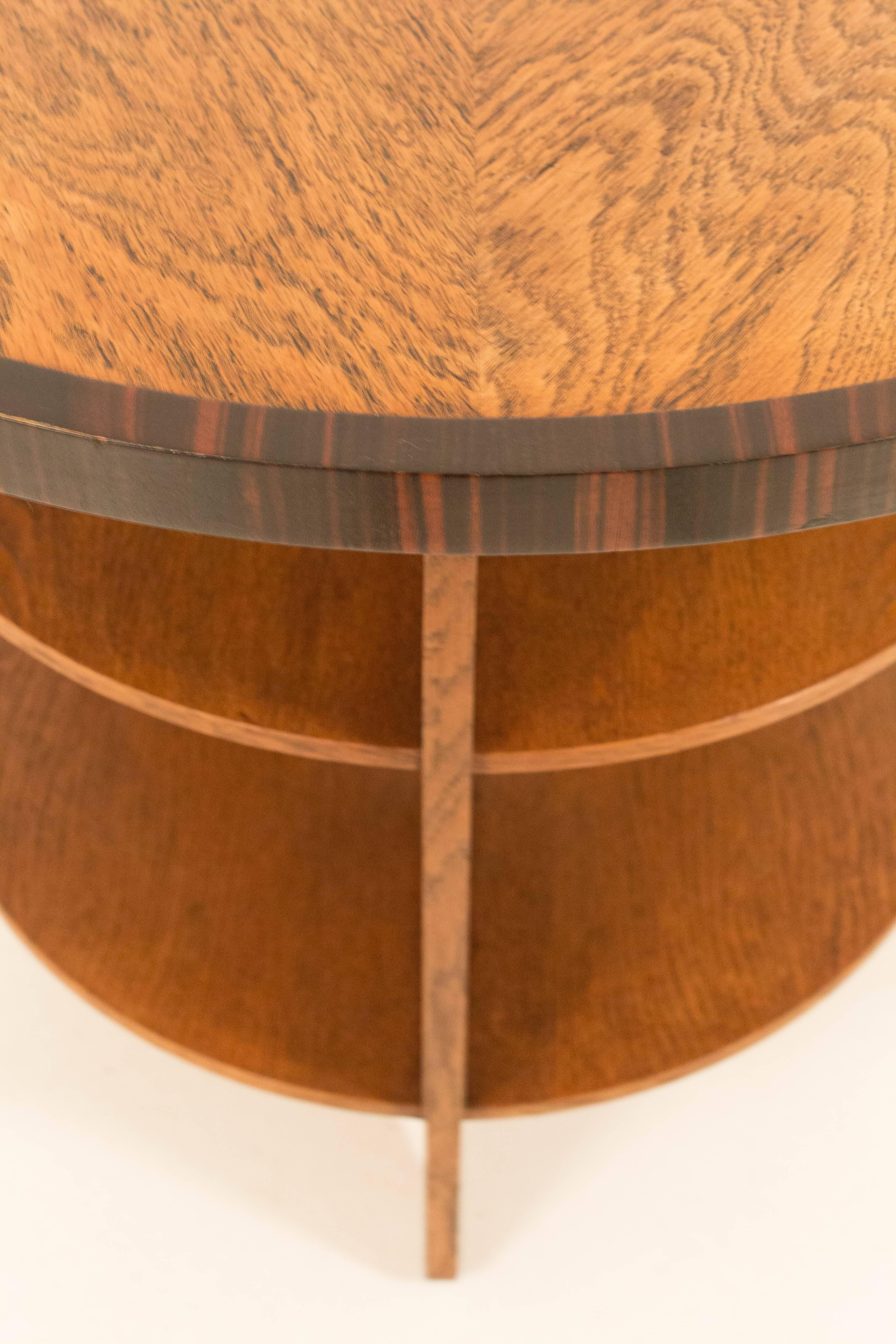 Early 20th Century Funky Art Deco Haagse School Coffee Table by Pel Izeren for Genneper Molen