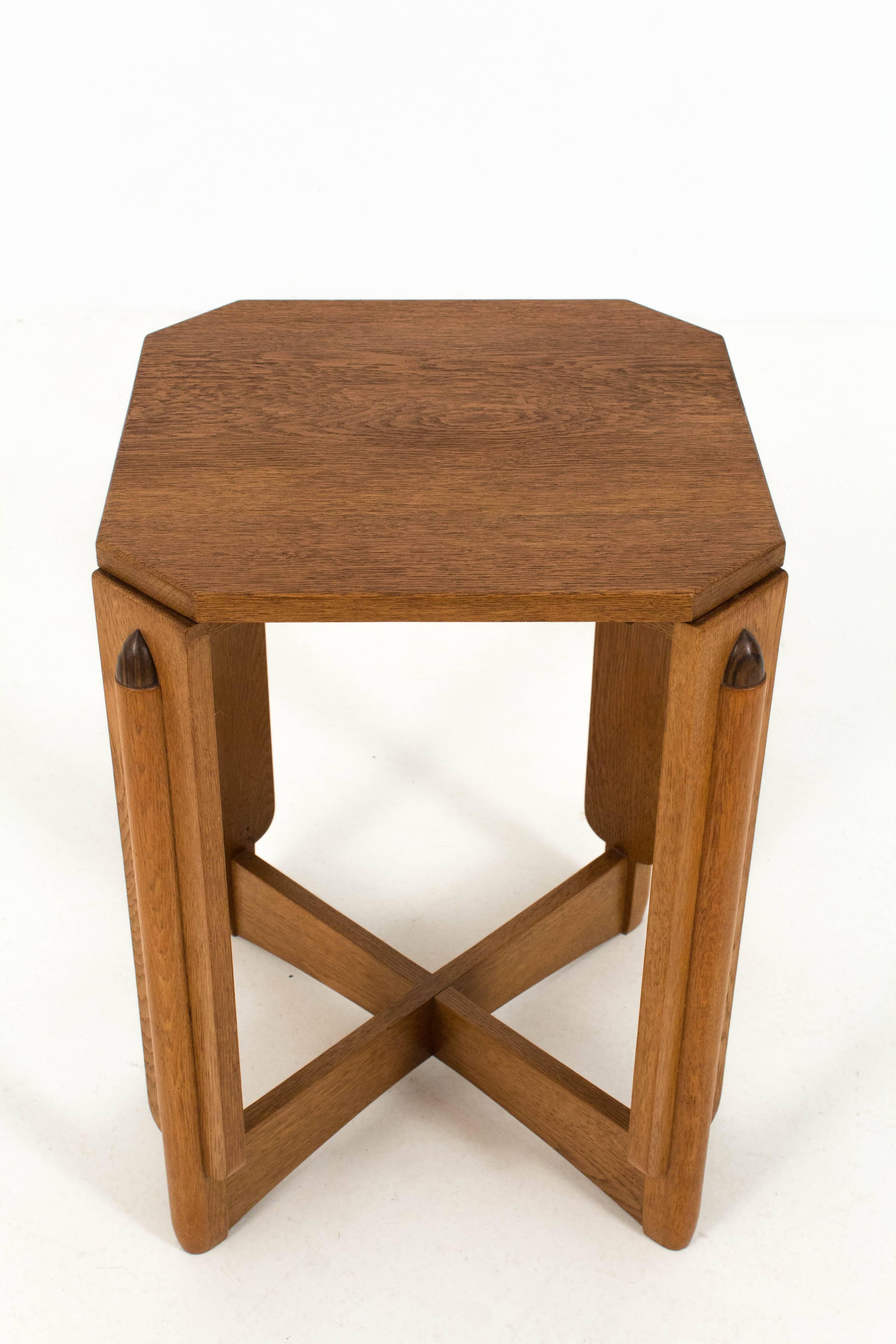 Early 20th Century Stylish and Rare Art Deco Amsterdam School Occasional Table by Hildo Krop