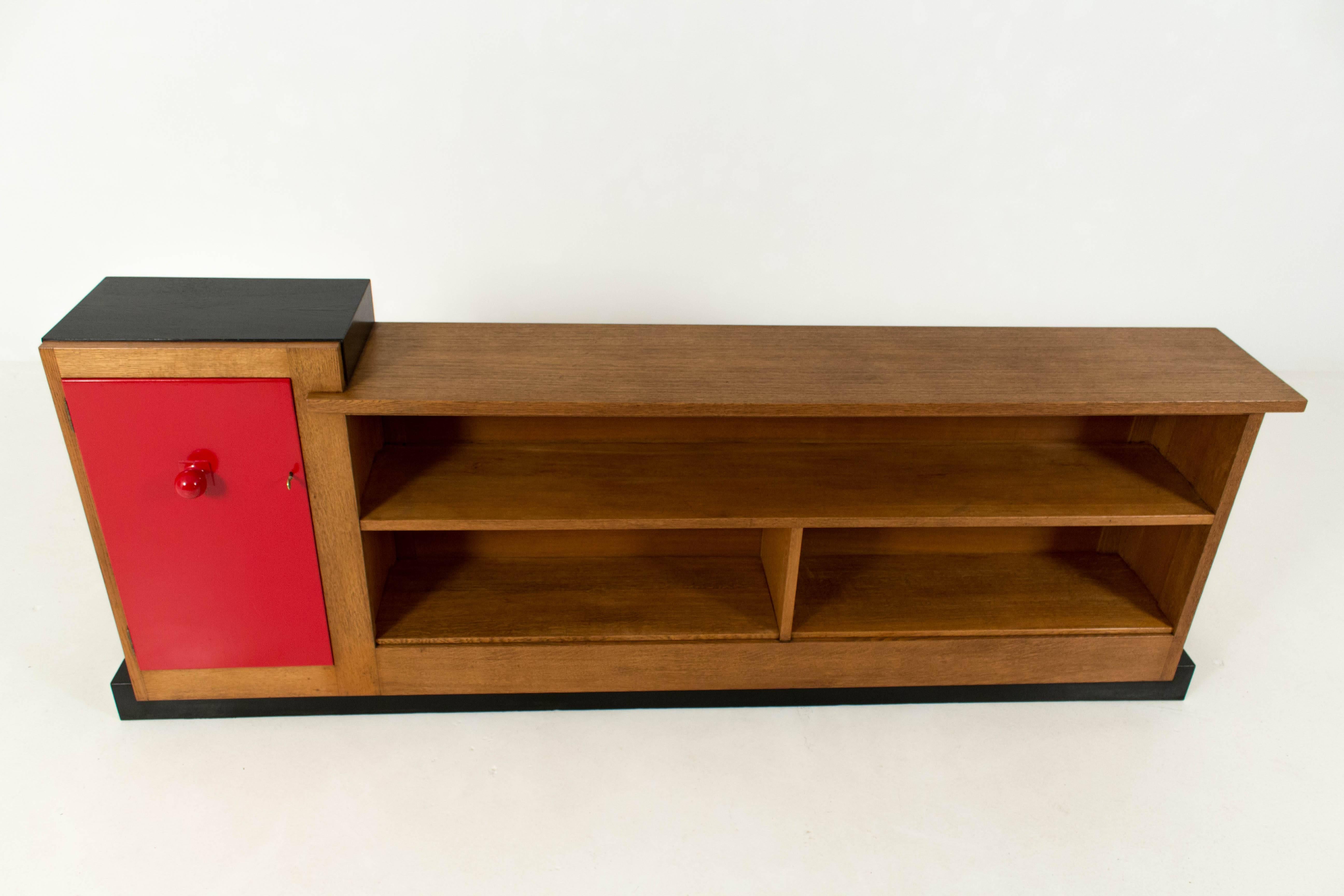 Early 20th Century Important and Rare Art Deco Haagse School Sideboard by Henk Wouda for Pander