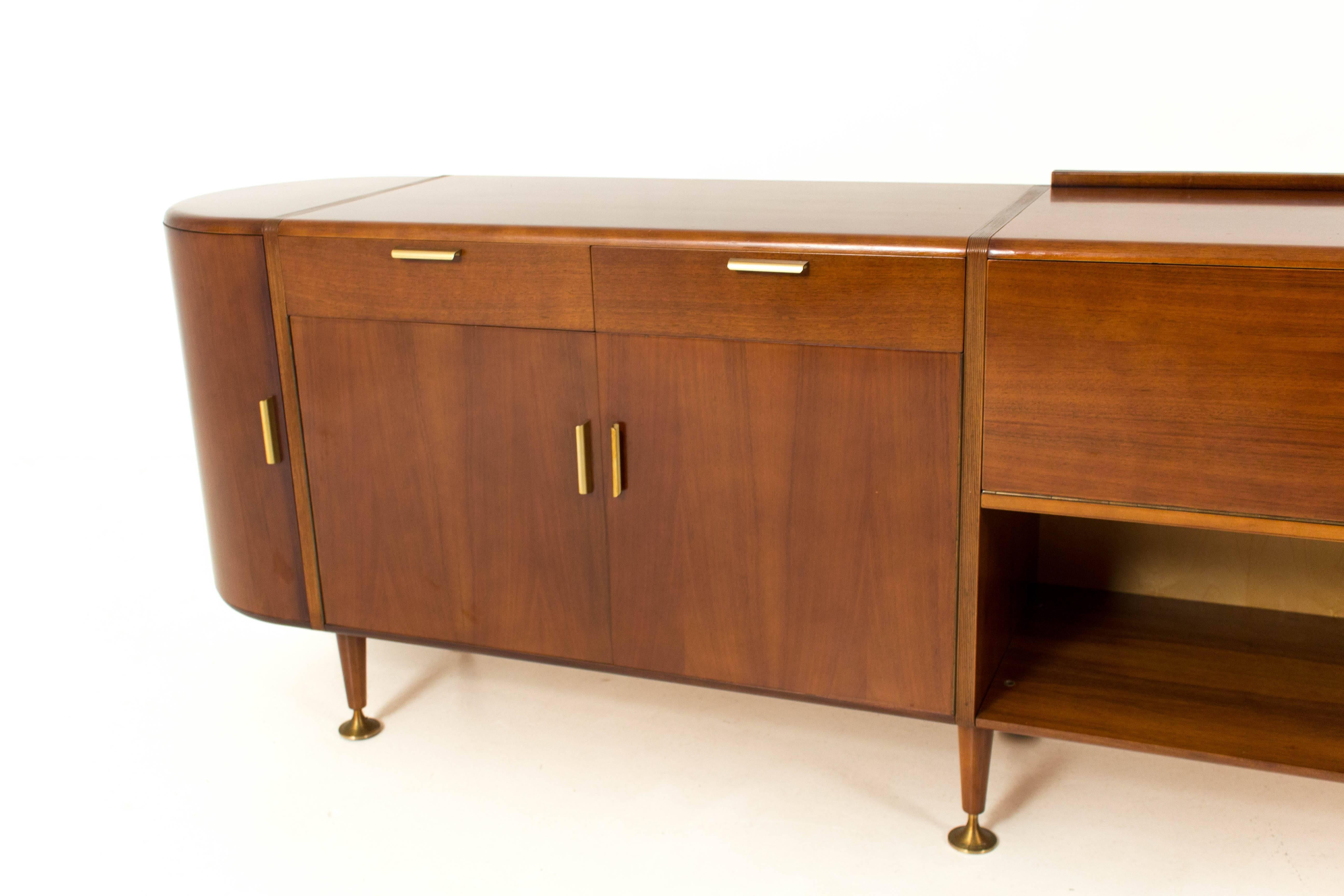 Mid-20th Century Extra Large Mid-Century Modern Sideboard by A.A.Patijn for Poly-Z, 1960s