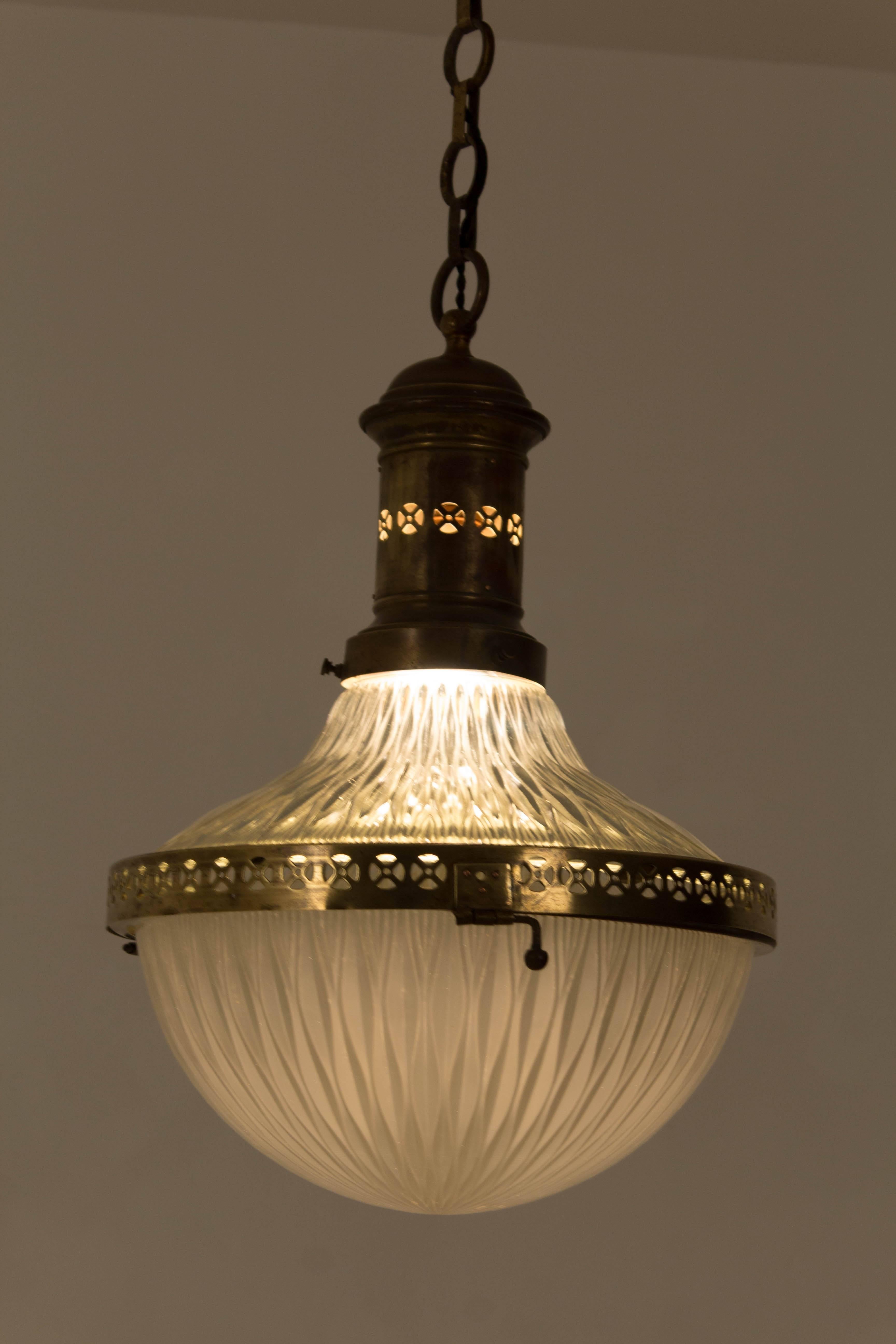Stunning French Art Deco Hall Lamp, 1930s In Good Condition In Amsterdam, NL