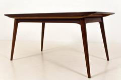 Organic Mid-Century Modern Extendable Table by Louis Van Teeffelen for Webe