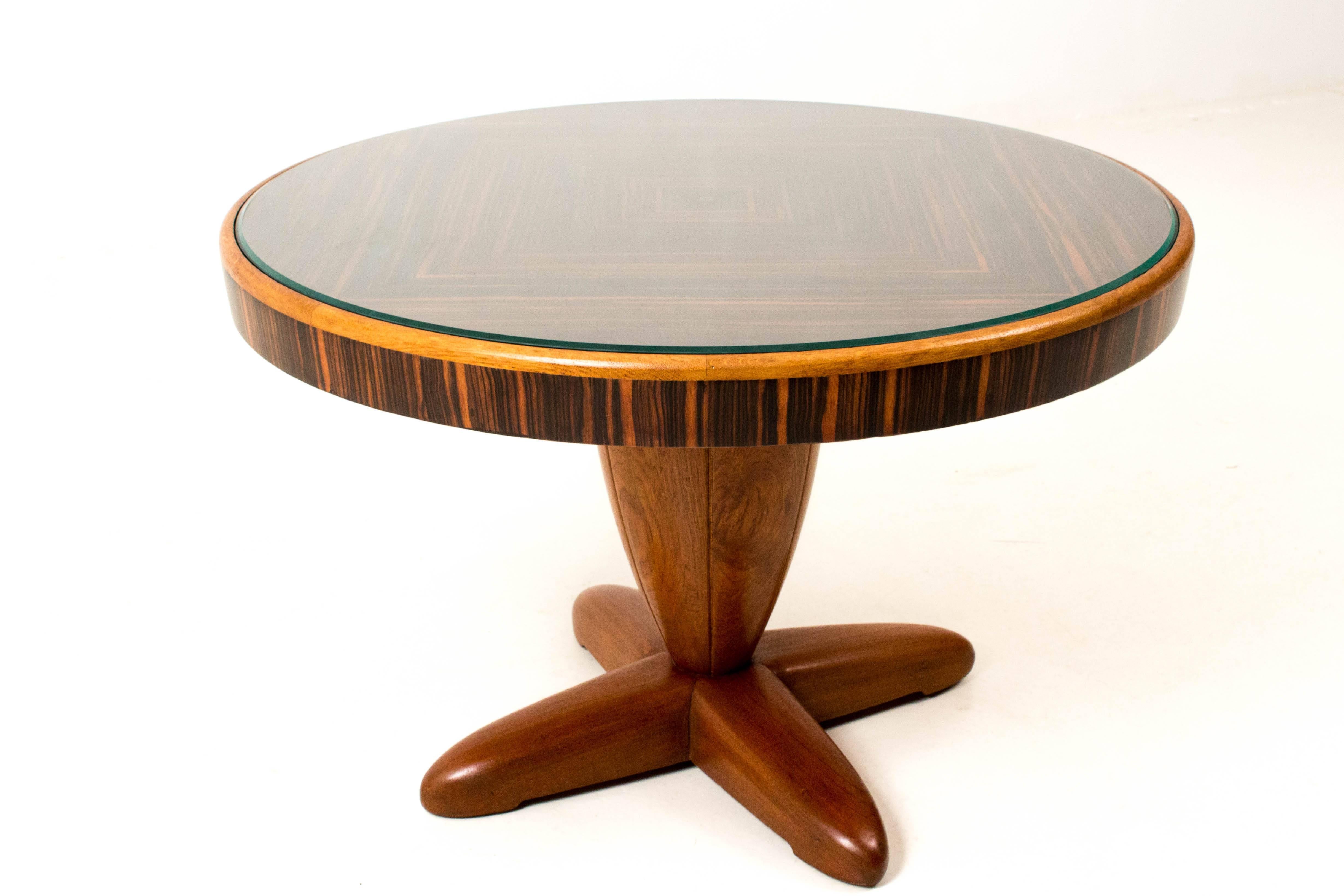 Stunning and Rare Art Deco Coffee Table by Paul Bromberg for Pander, 1931 2