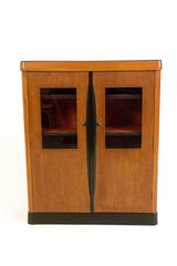 Stunning and Rare Art Deco Amsterdam School Bookcase by Paul Bromberg