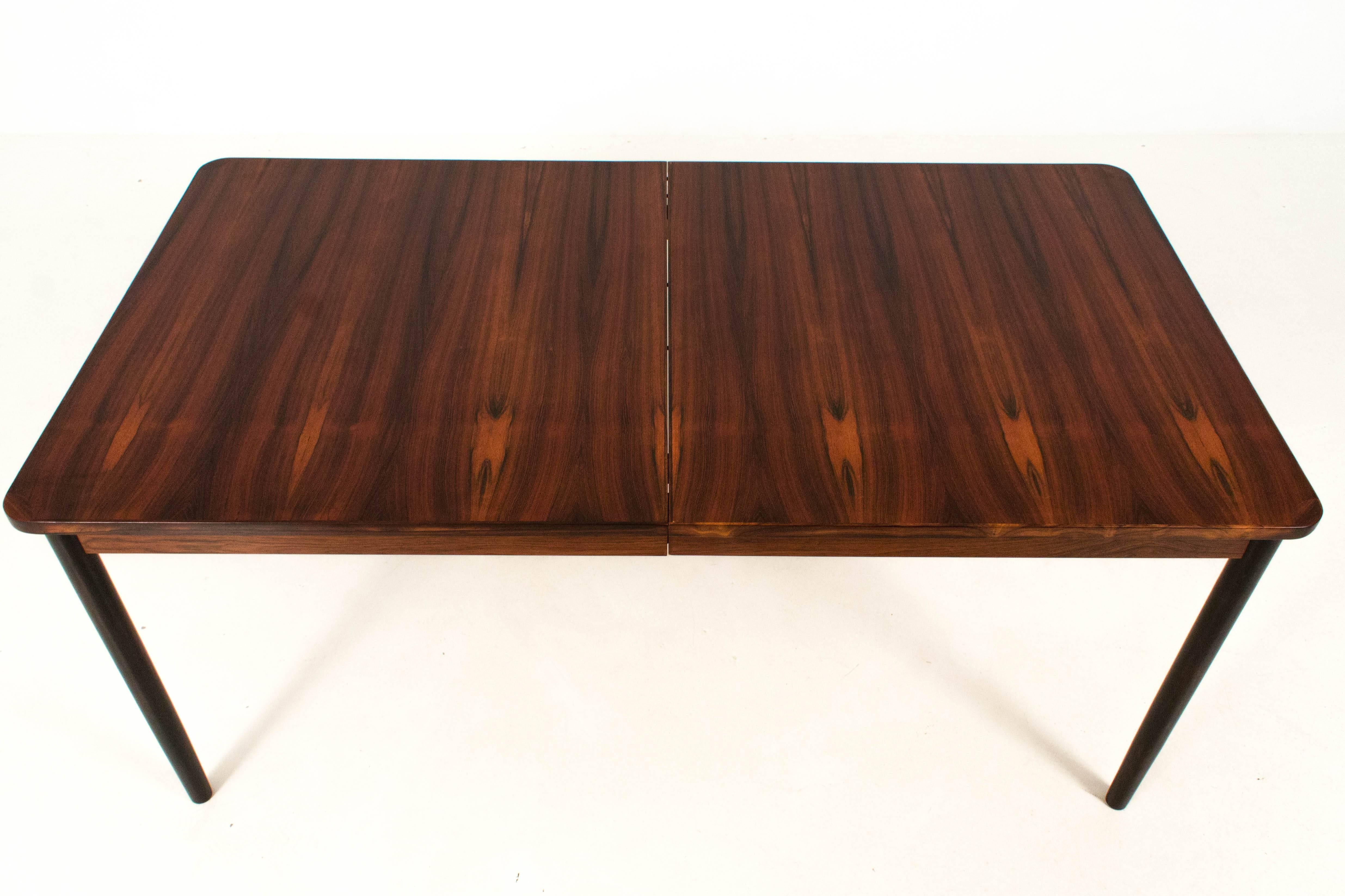Dutch Stunning and Large Mid-Century Modern Extendable Dining Table by Fristho
