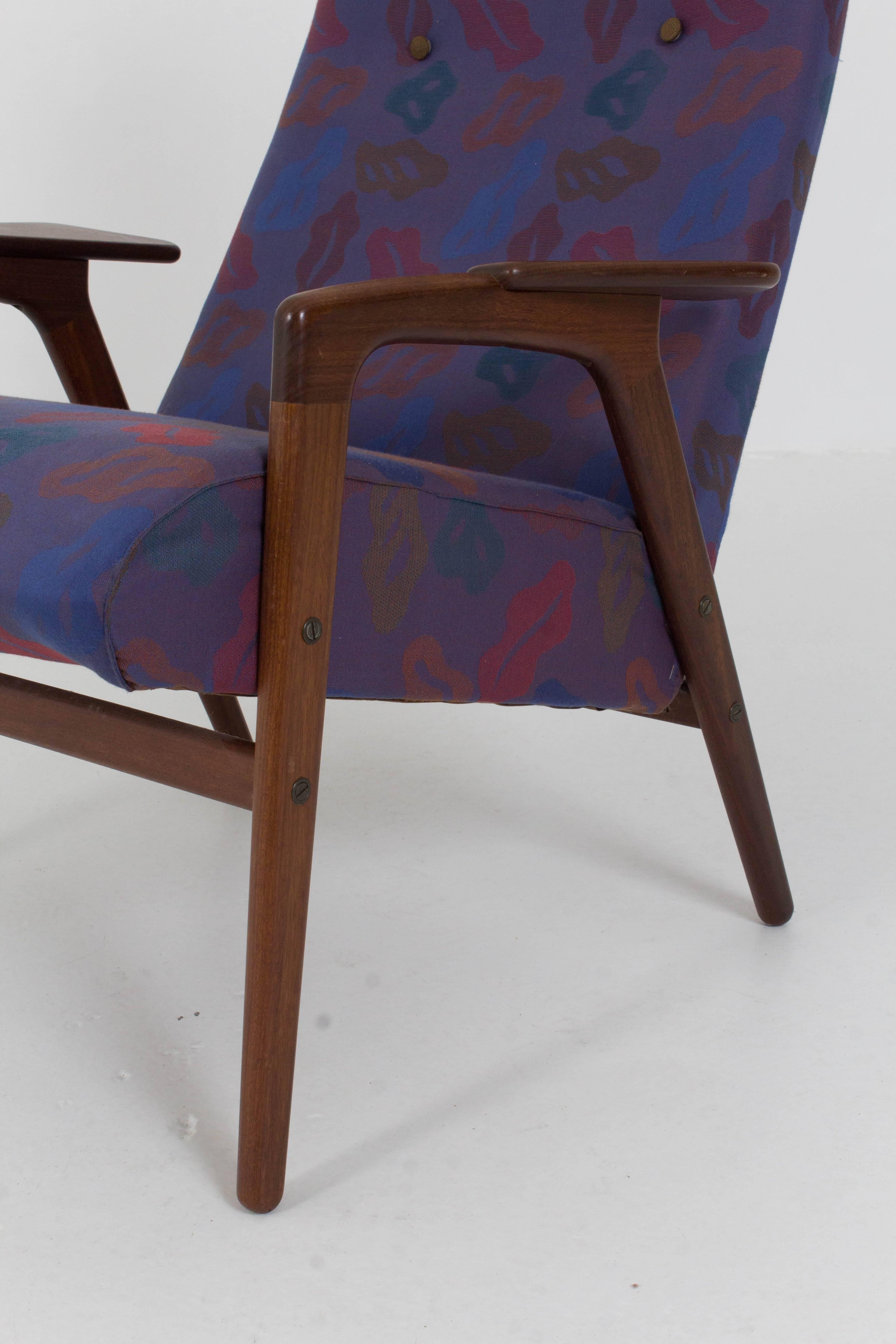 Stylish Mid-Century Modern Ruster Chair by Yngve Ekstrom for Pastoe, 1960s In Good Condition In Amsterdam, NL