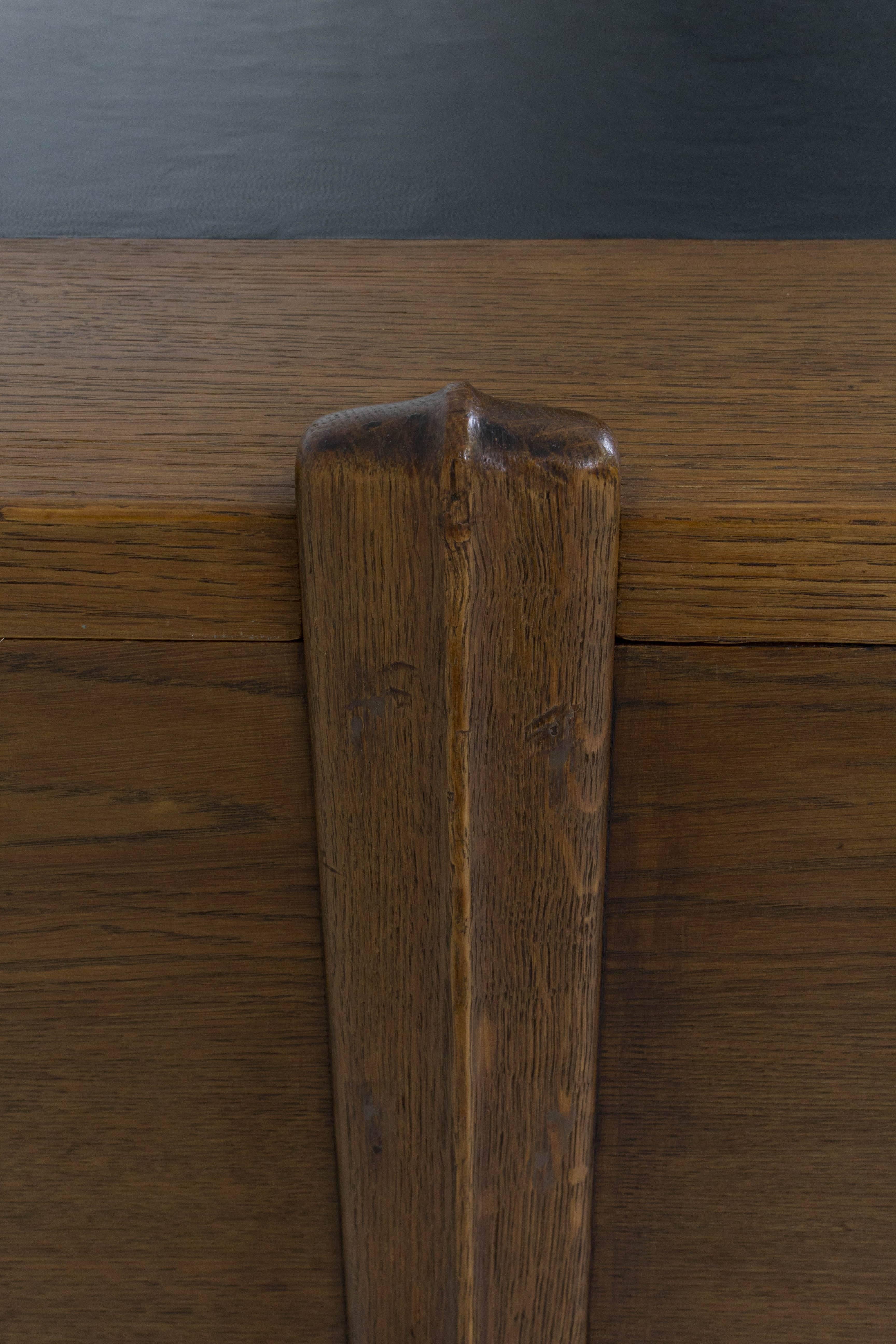 Important and Rare Art Deco Amsterdam School Desk by Paul Bromberg for Pander 2