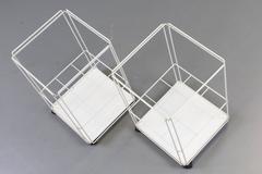Pair of Mid-Century Modern Two-Tier Isocele Tables or Trolleys by Max Sauze