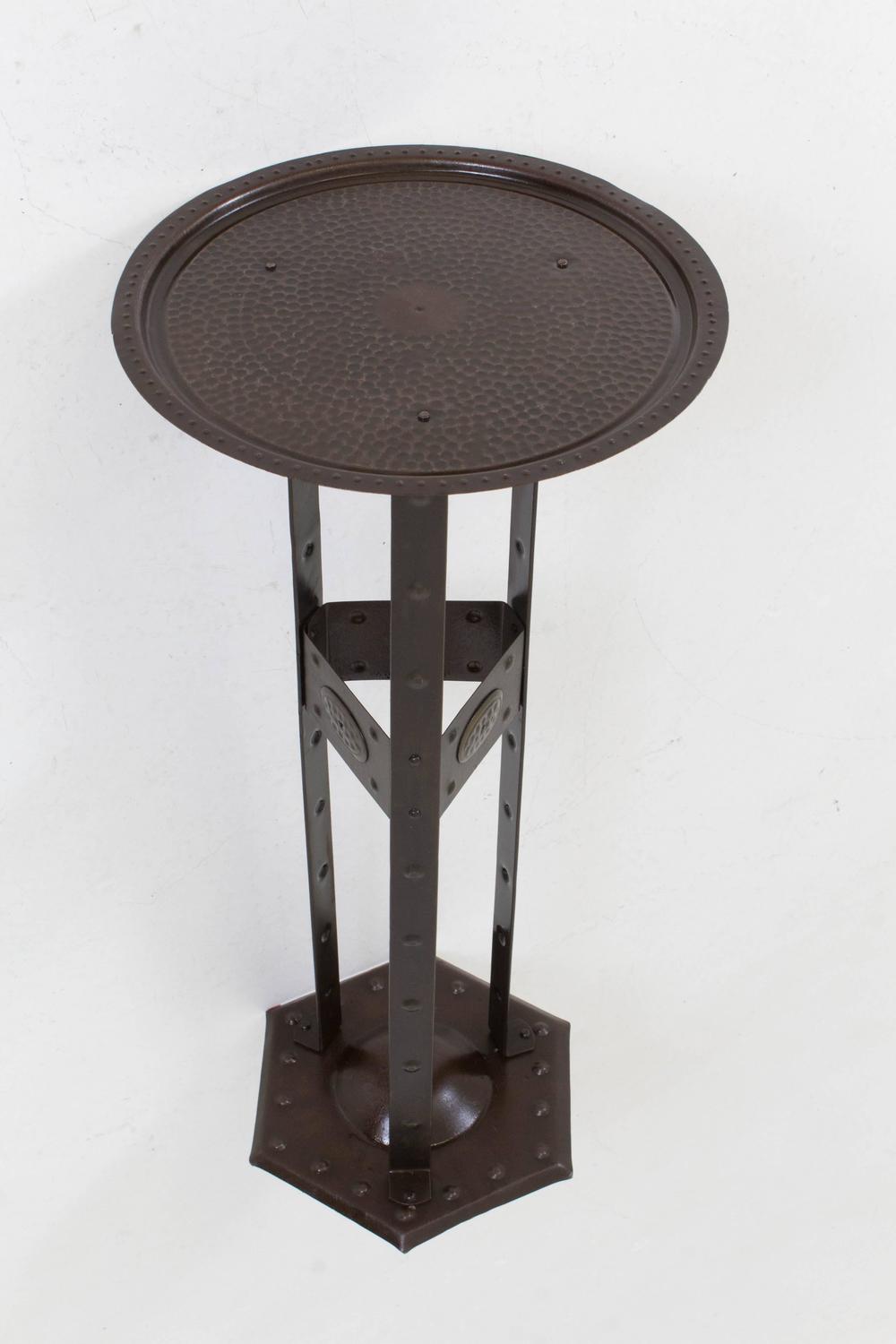 Vienna Secession Hugo Berger Goberg Pedestal Table 1900s At 1stdibs