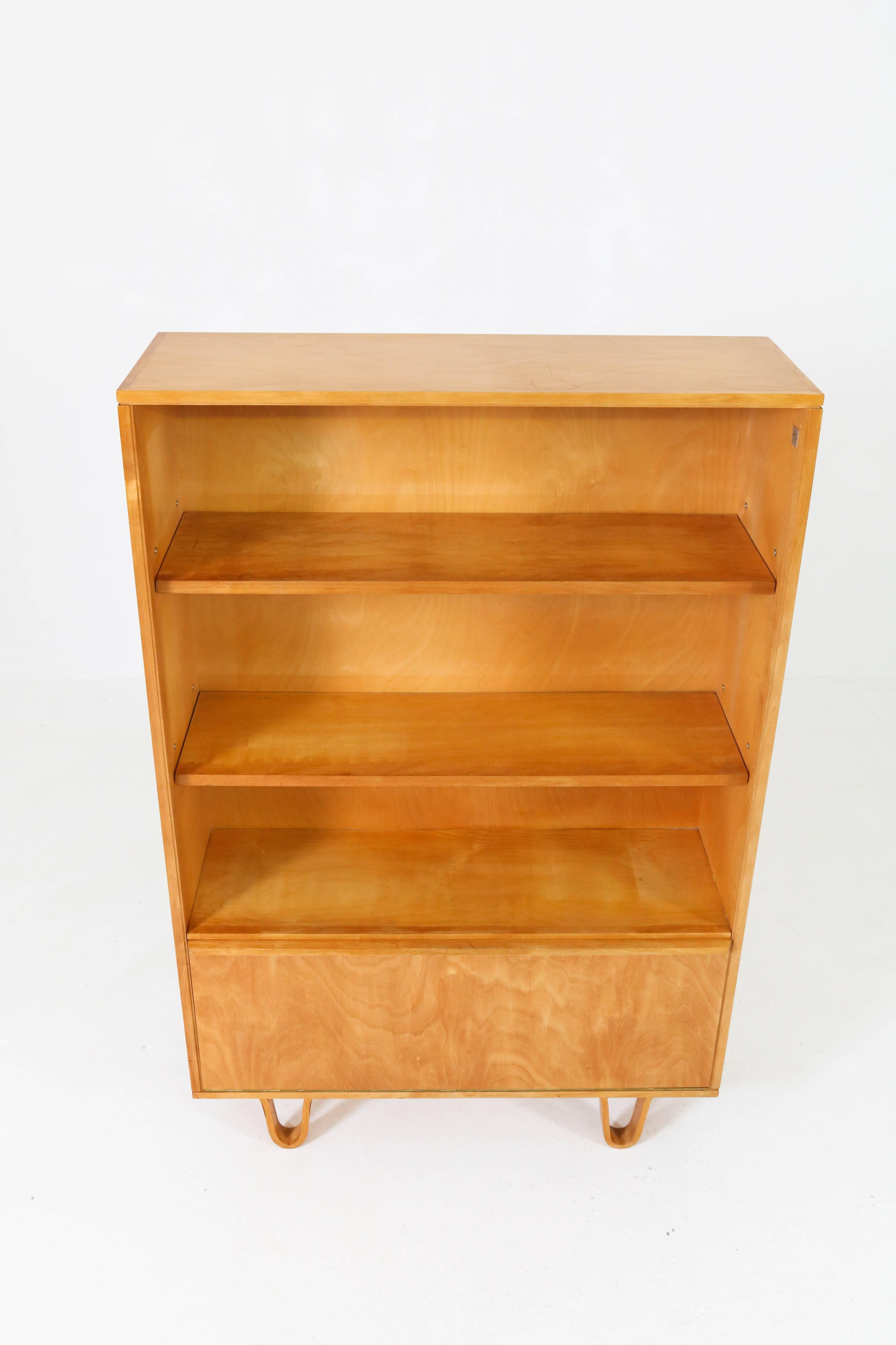 Birch Mid-Century Modern BB03 Bookcase by Cees Braakman for Pastoe, 1950s 1