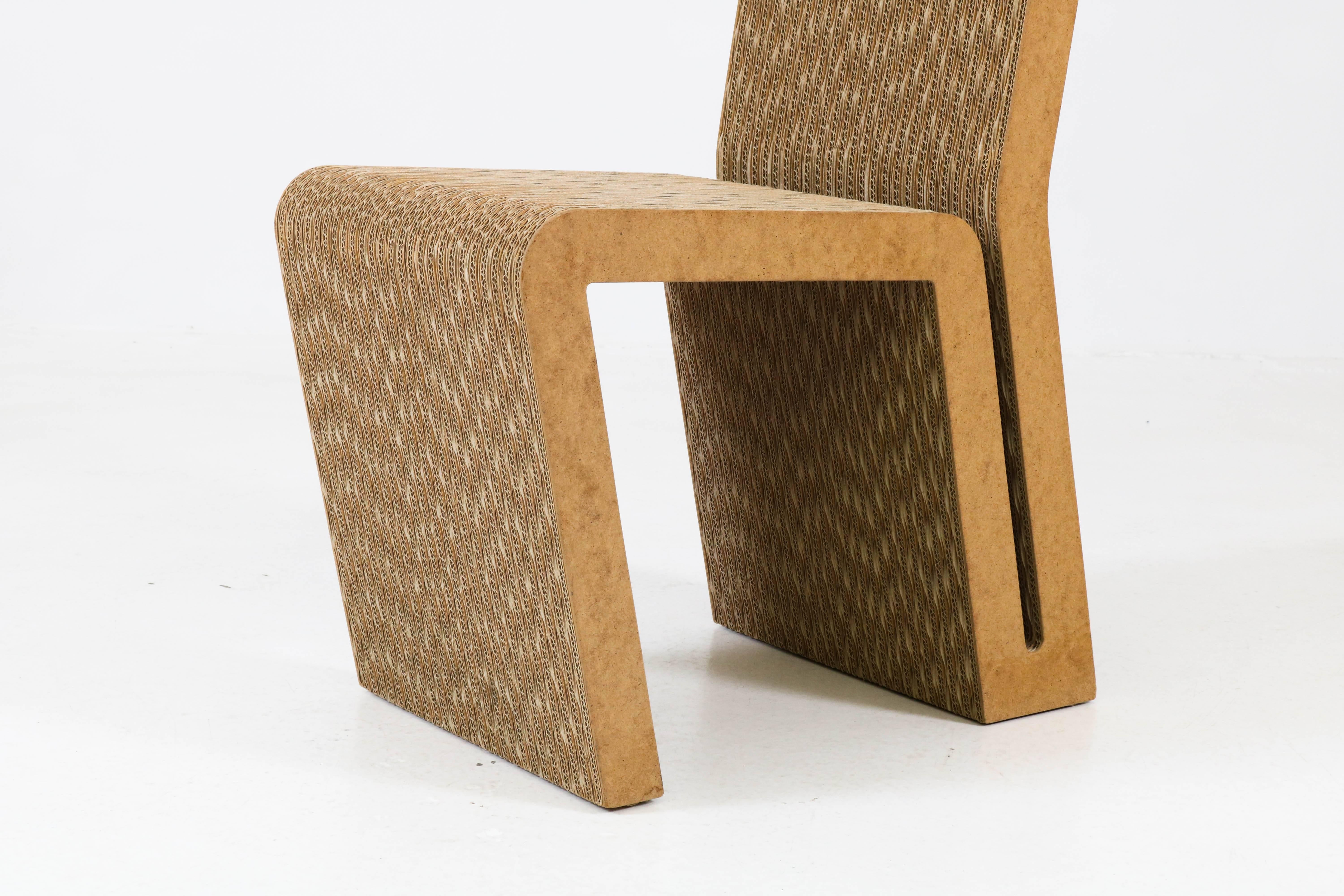 Contemporary Set of Four Easy Edges Chairs by Frank Gehry for Vitra, 2000