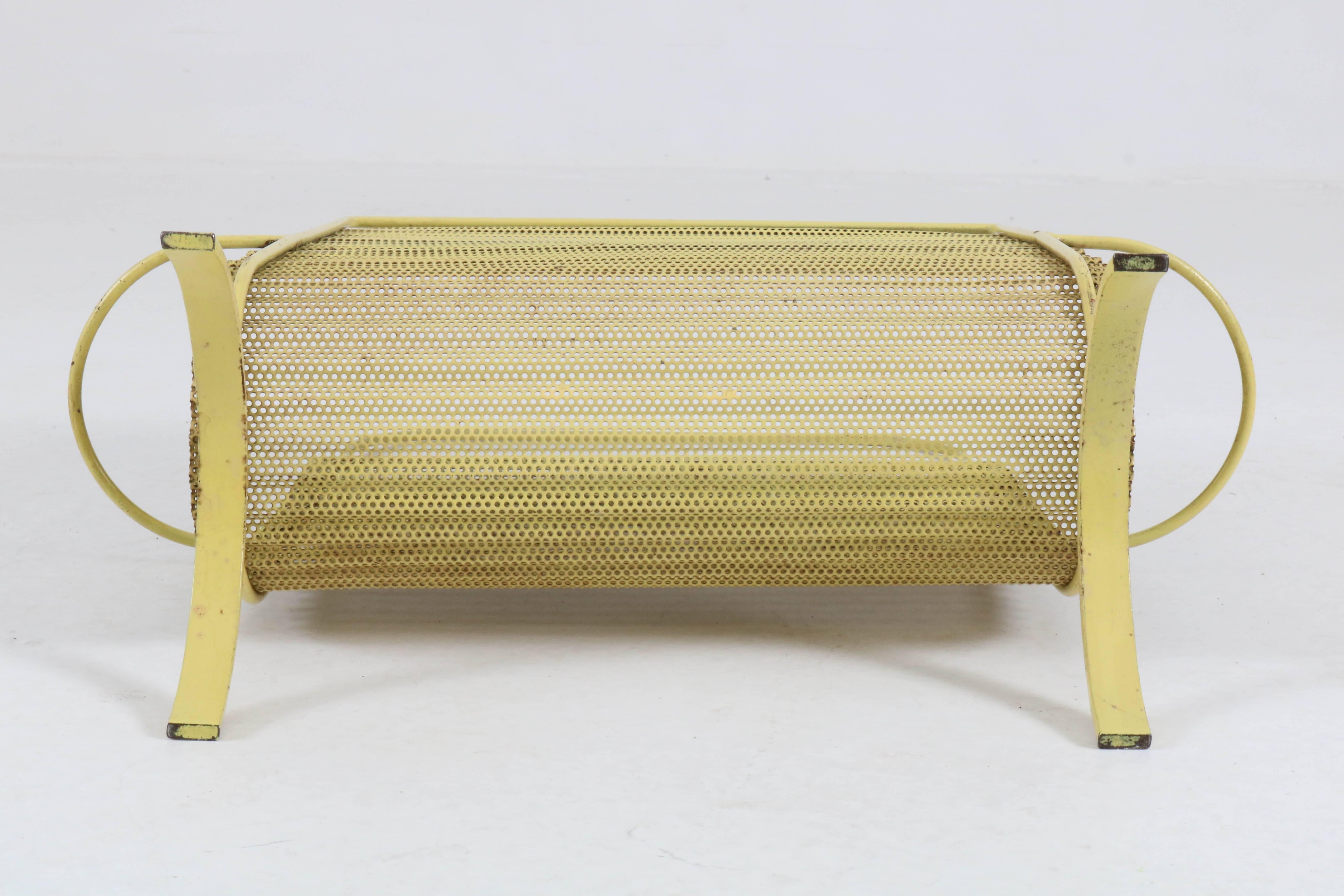 French Mid-Century Modern Magazine Holder by Mathieu Matégot, 1950s 1