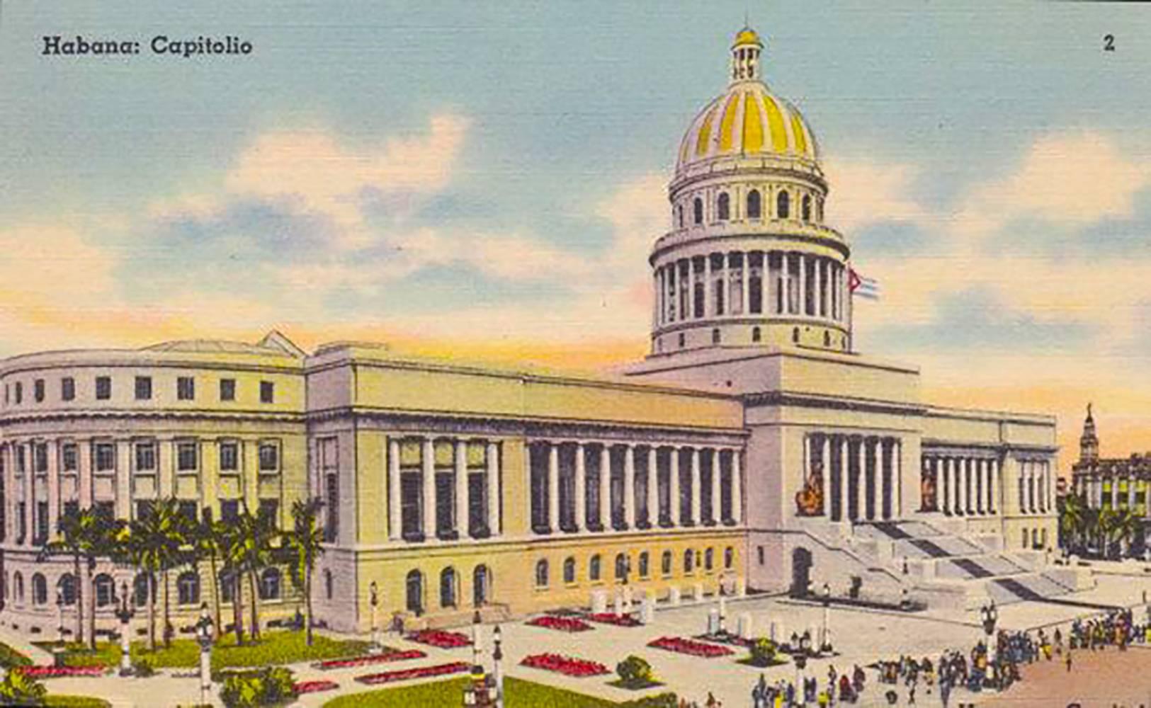 Japanese Havana Capitol Building, 1930s Souvenir Architectural Model For Sale
