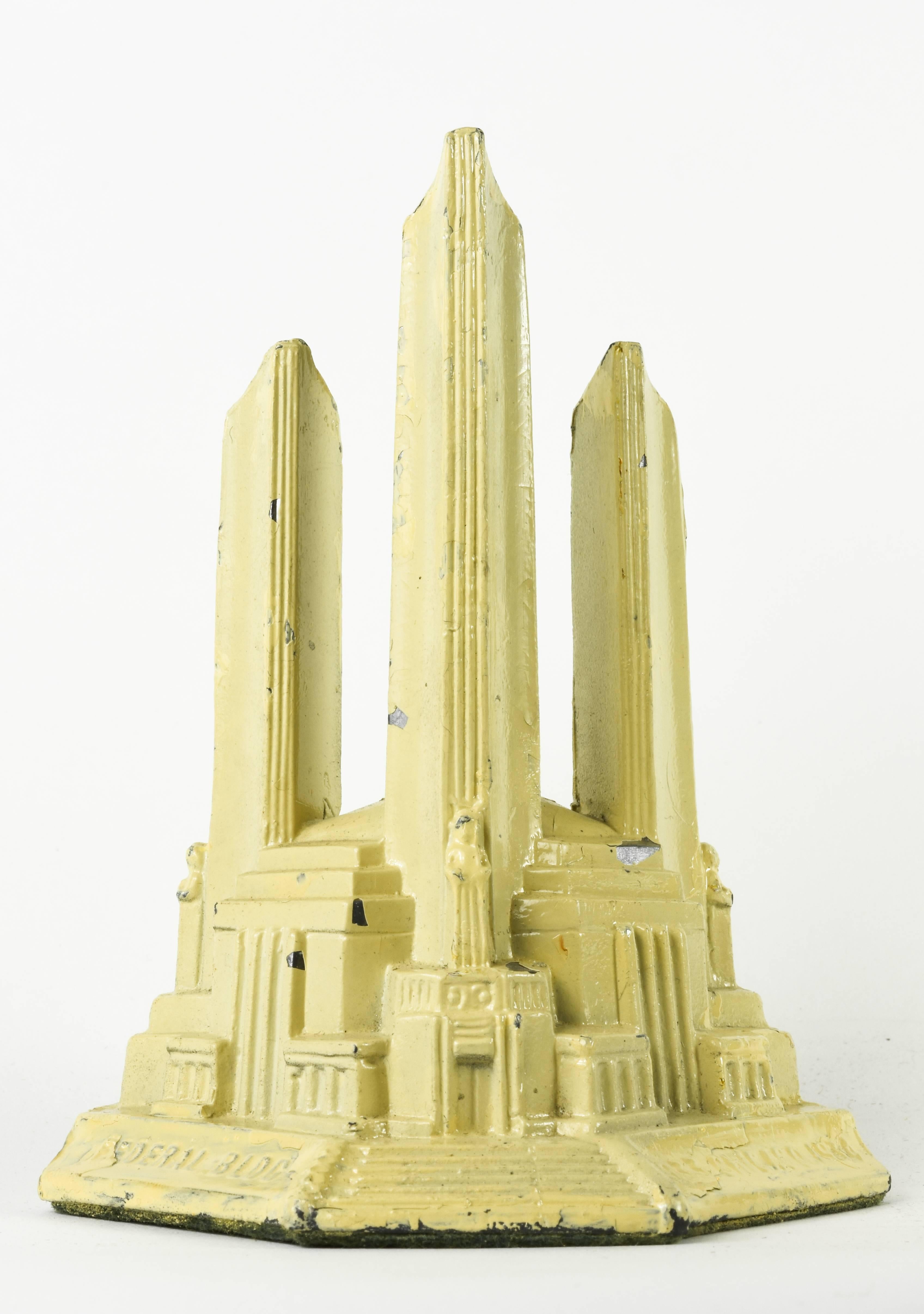 Art Deco Federal Building model, 1933 Century of Progress Exhibition, Chicago For Sale