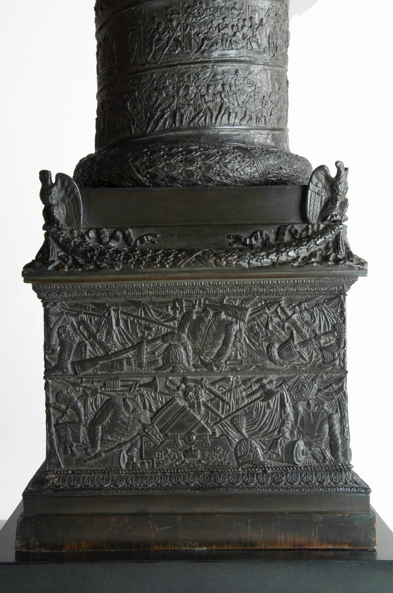 bronze column