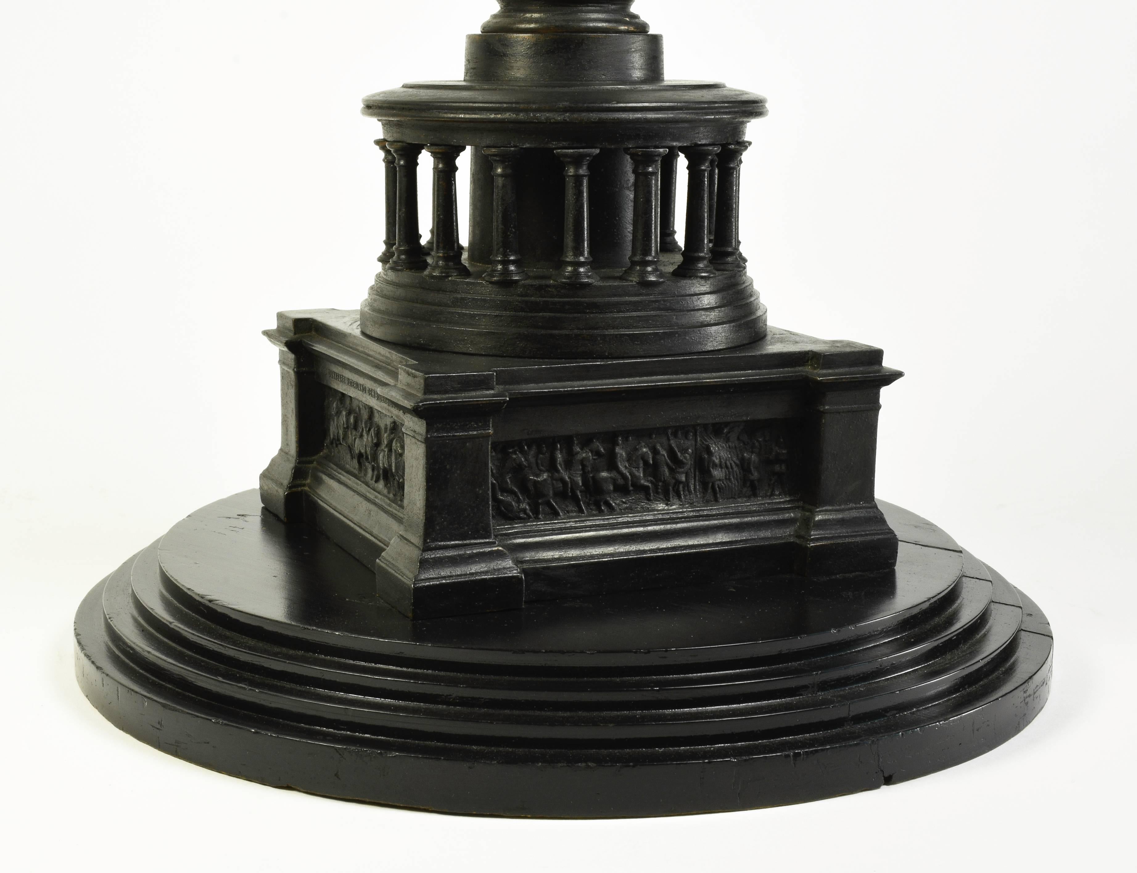 Very Scarce, Grand Tour, Model of the Siegessaule Monument, Berlin, circa 1873 In Excellent Condition For Sale In Lafayette, CA