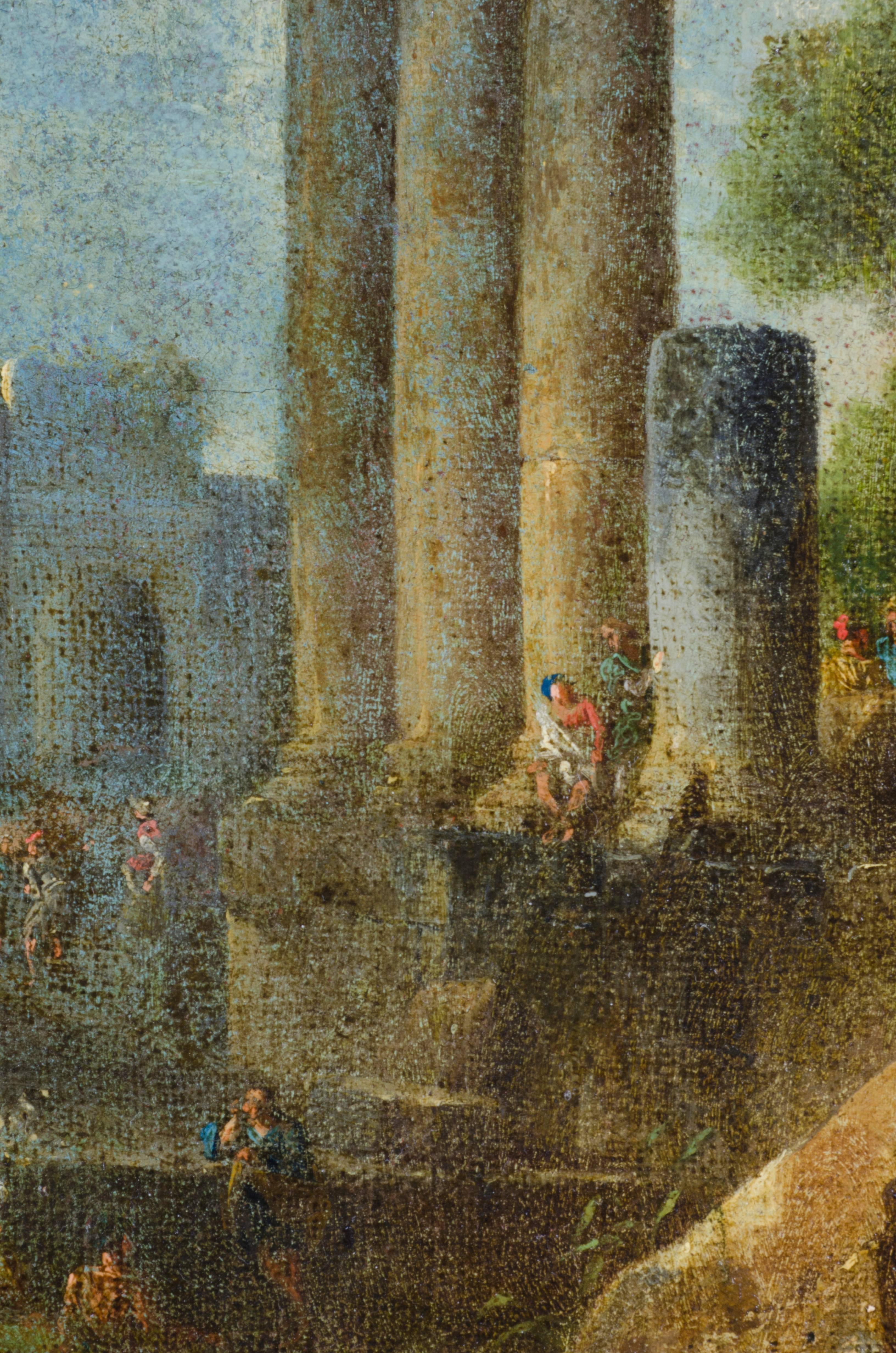 painting of ruins