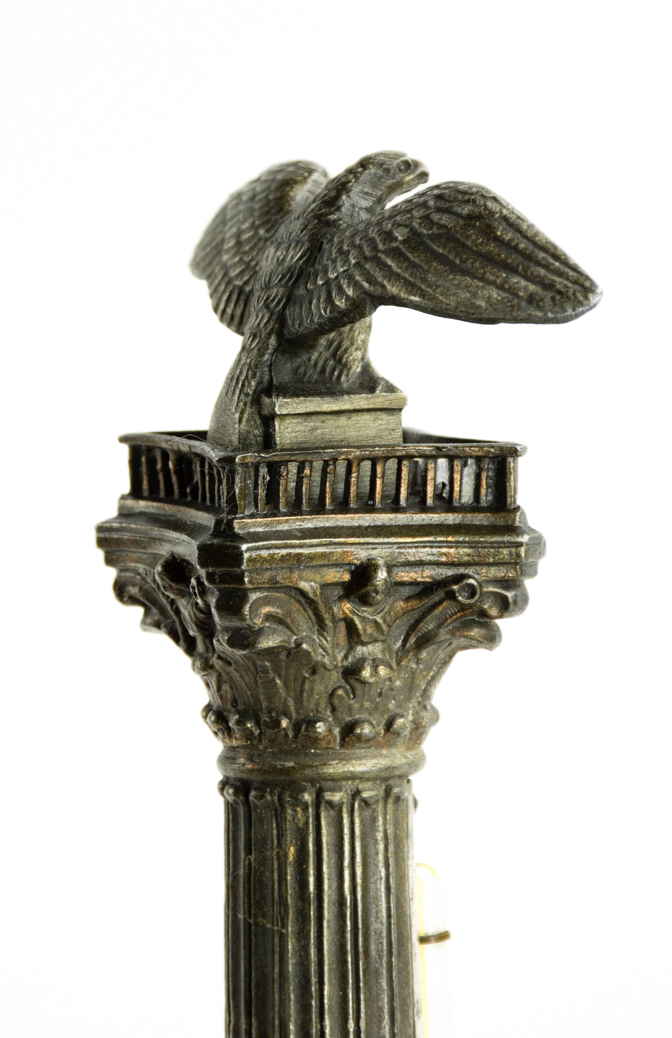 Scarce Invalidensaule Monument Model with Thermometer, circa 1854, Berlin For Sale 2