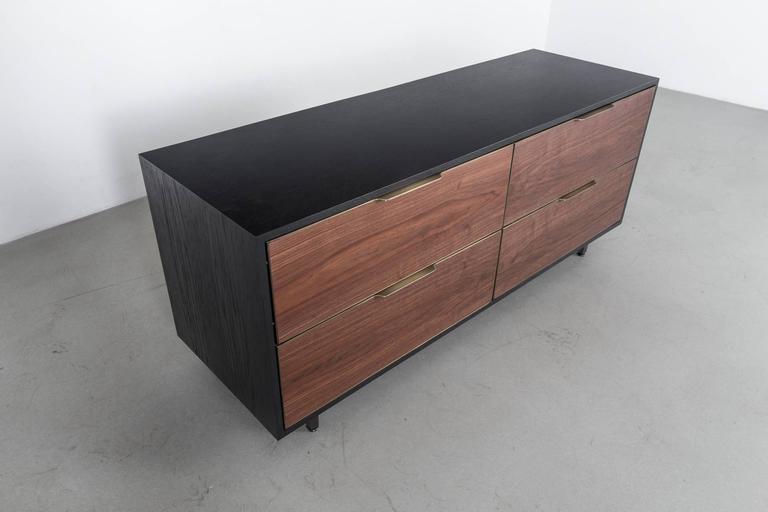 Sutton Dresser By Uhuru Design In Walnut Antiqued Brass And