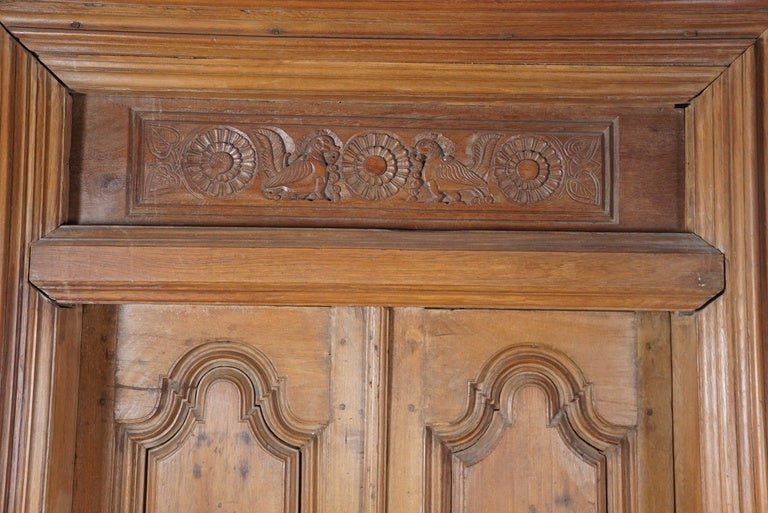 19th Century HandCarved Teak Wood Doors For Sale at 1stDibs