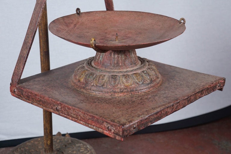 Early 20th Century Iron Candle Stand In Excellent Condition For Sale In Hudson, NY