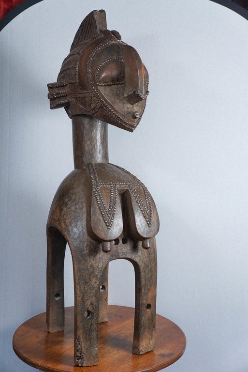 Guinean Nimba or D'mba Shoulder Mask, Baga People, Guinea, Africa For Sale