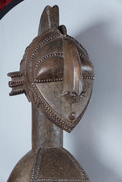 Nimba or D'mba Shoulder Mask, Baga People, Guinea, Africa In Excellent Condition For Sale In Hudson, NY