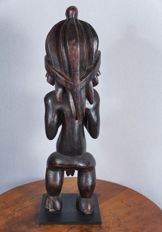 Hand-Carved Fang Style Ancestor Figure, Gabon For Sale