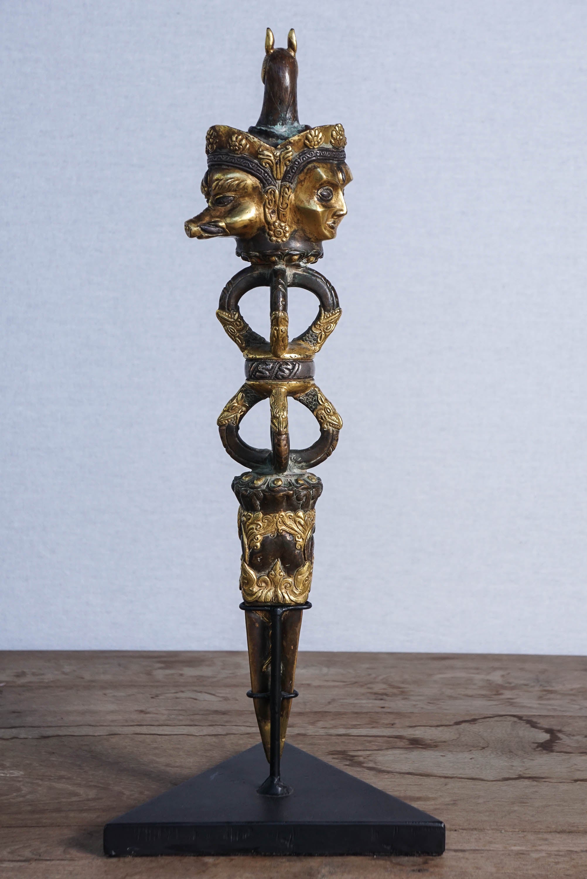 Nepalese Early 20th Century Purba on Stand