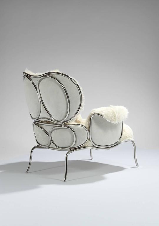 Armchair And Ottoman Big Jim By Mattia Bonetti For Sale At 1stdibs