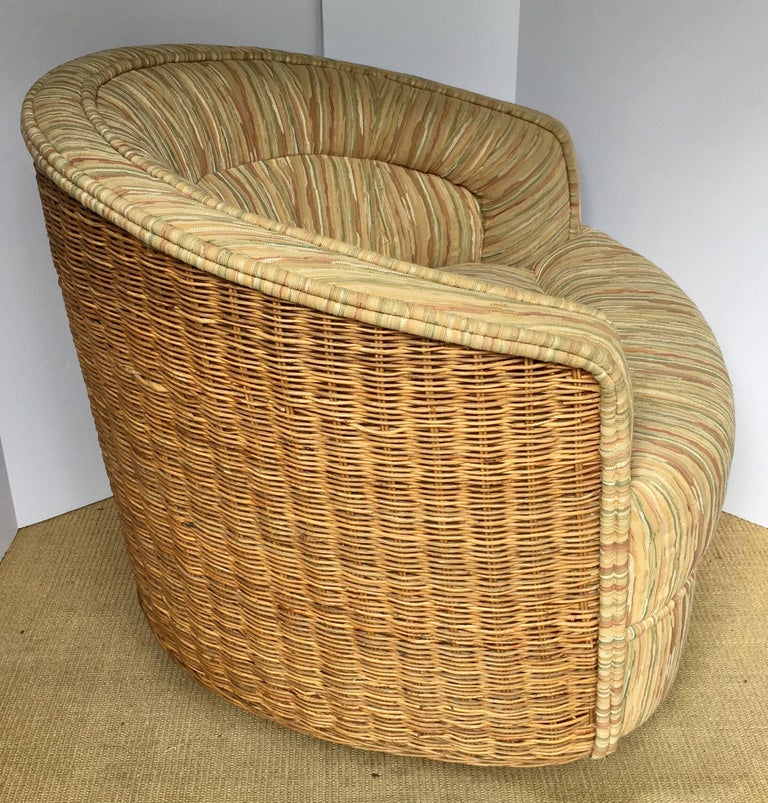 wicker barrel chair bowl shaped rare midcentury modern natural woven rattanwicker barrel lounge chair in the style milo baughman style rattan wicker barrel swivel wicker barrel chair bowl shaped rare midcentury modern natural woven rattanwicker barrel lounge chair in the style milo baughman style rattan wicker barrel swivel