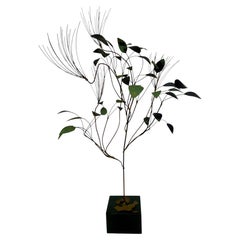 Escultura de árbol de metal brutalista de mediados de siglo Curtis Jere, años 60