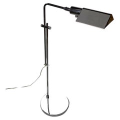 Mid Century Modern Koch & Lowy OMI Chrome Task Floor Lamp