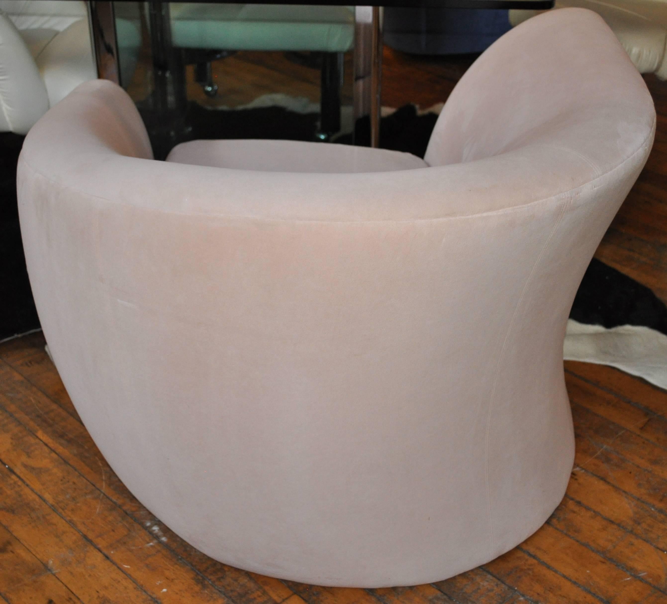 Mid-Century Modern Sculptural Hurricane Lounge Chair by Vladimir Kagan for Directional