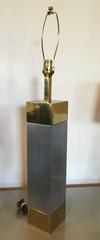 Mid-Century Modern Mixed Metal Table Lamp by Laurel