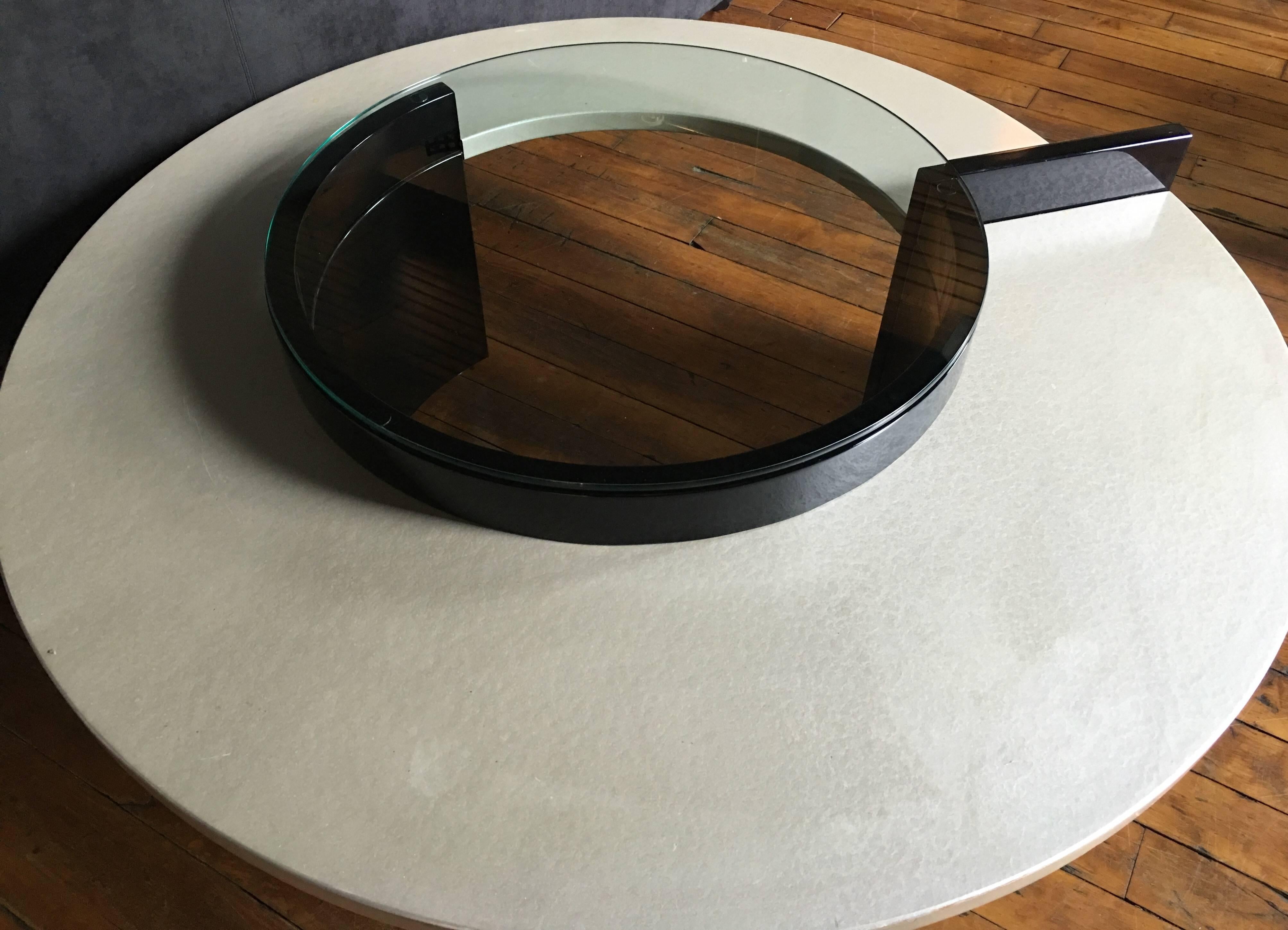 Modern Round Cocktail Table by Rougier 1