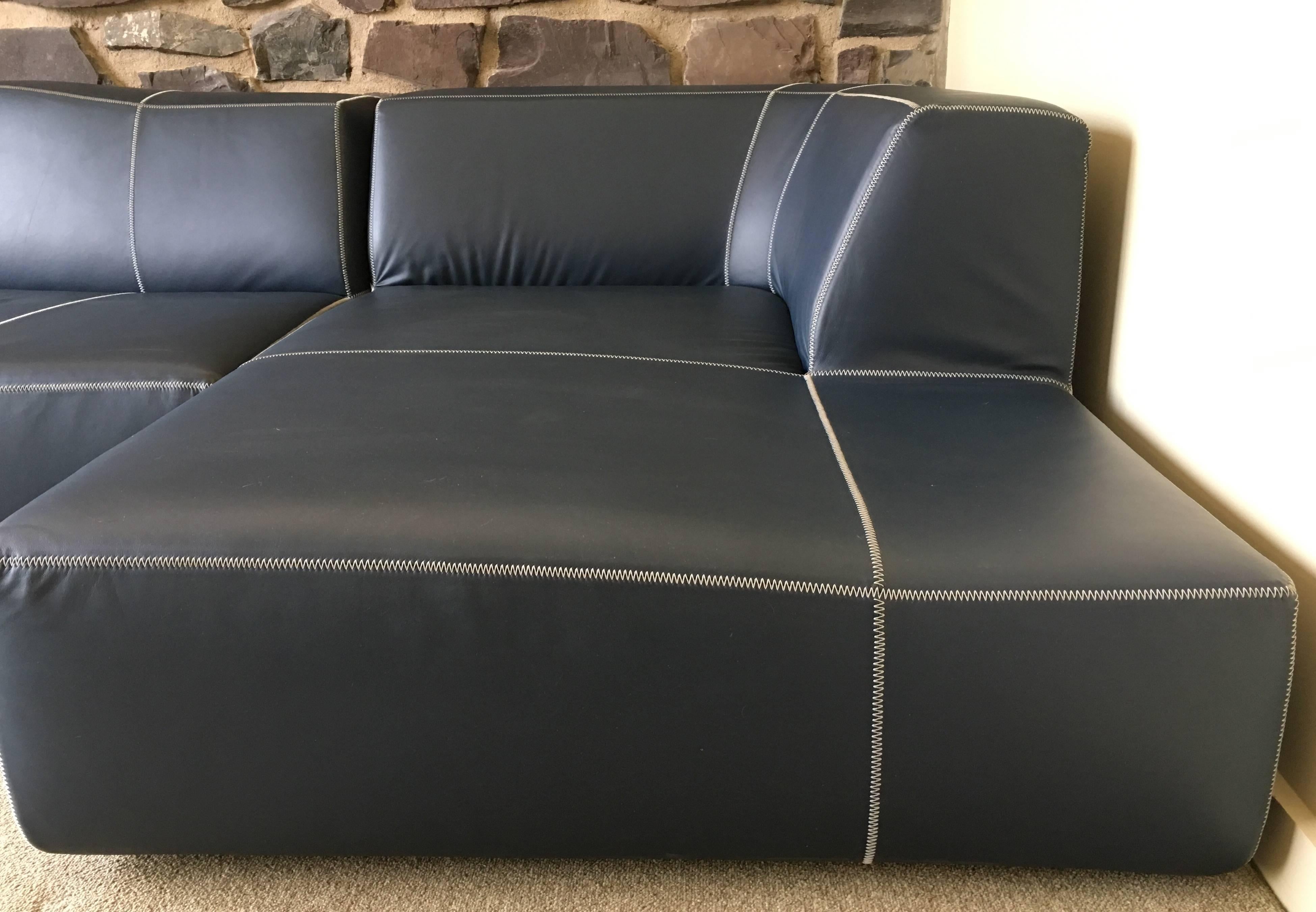 Modern B&B Italia Modular Bend Sectional Sofa