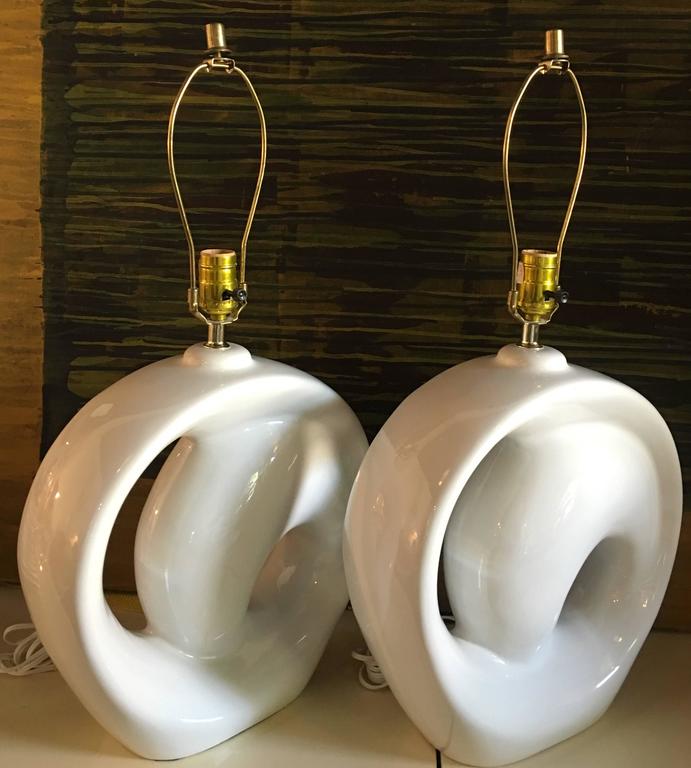 MidCentury Modern Sculptural Table Lamps at 1stDibs