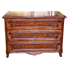 Ralph Lauren Home French Provincial Style Walnut Marseilles Commode Chest Signed