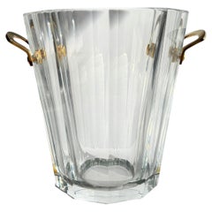 Baccarat Crystal Wine Cooler Champagne Ice Bucket French Maxim Hollywood Regency