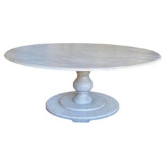 Ensemble de 9 pièces « Palm Regency Niermann Weeks » comprenant une table à manger et des chaises « Klismos », table ronde de 72 pouces