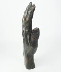 Cast Bronze Hand Sculpture by Ben Rouzie