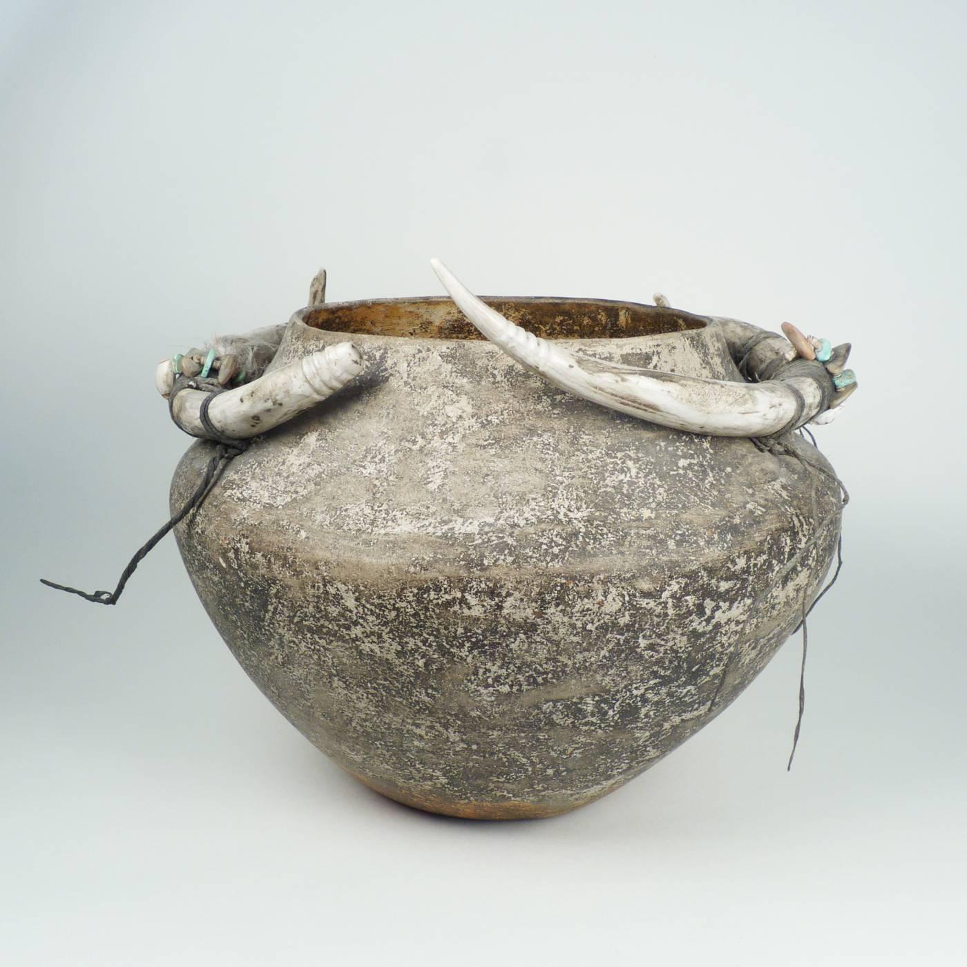 American Zuni Fetish Jar by Teddy Weahkee, circa 1940