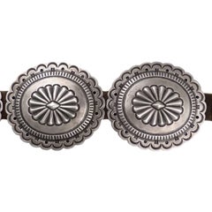 Navajo Concho Belt by Roger Skeet Sr., circa 1950